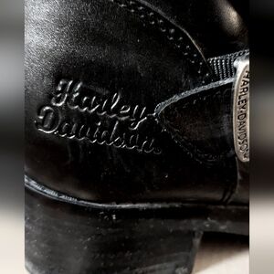 Harley Davidson Black Leather Boots